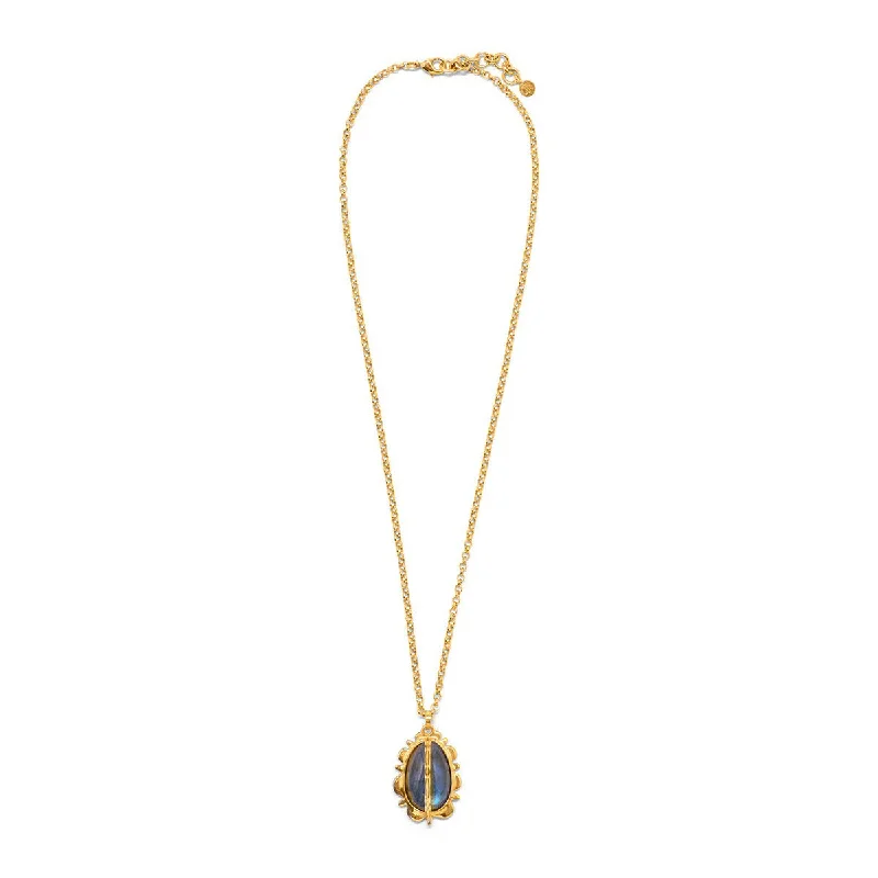 CAPUCINE DE WULF - BLISS BLUE LABRADORITE NECKLACE