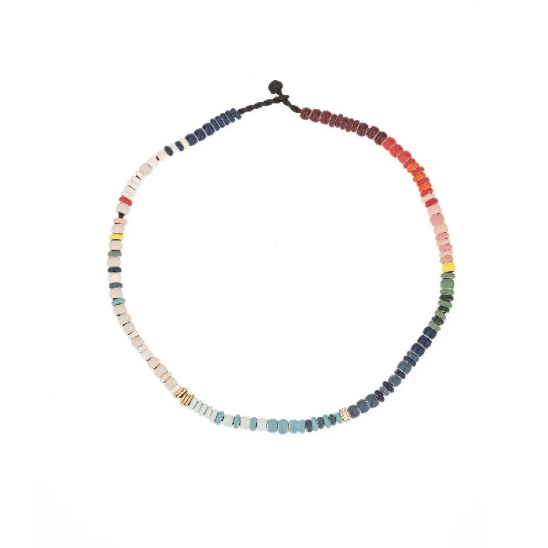 Bead Party Full Enamel + Diamond XL Carnival Necklace