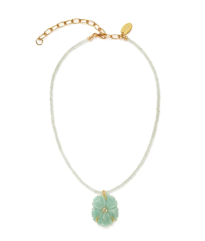 New Bloom Necklace in Sea Foam