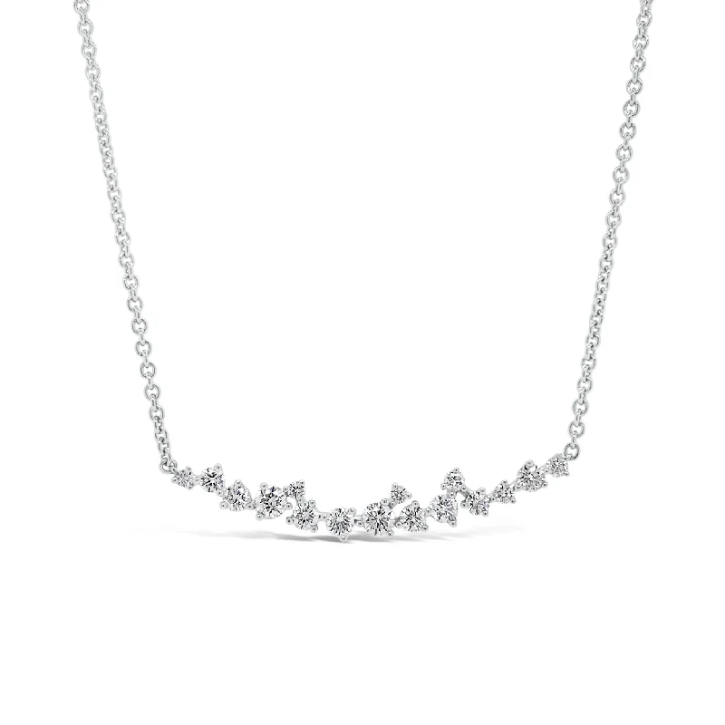 Diamond Confetti Bar Pendant