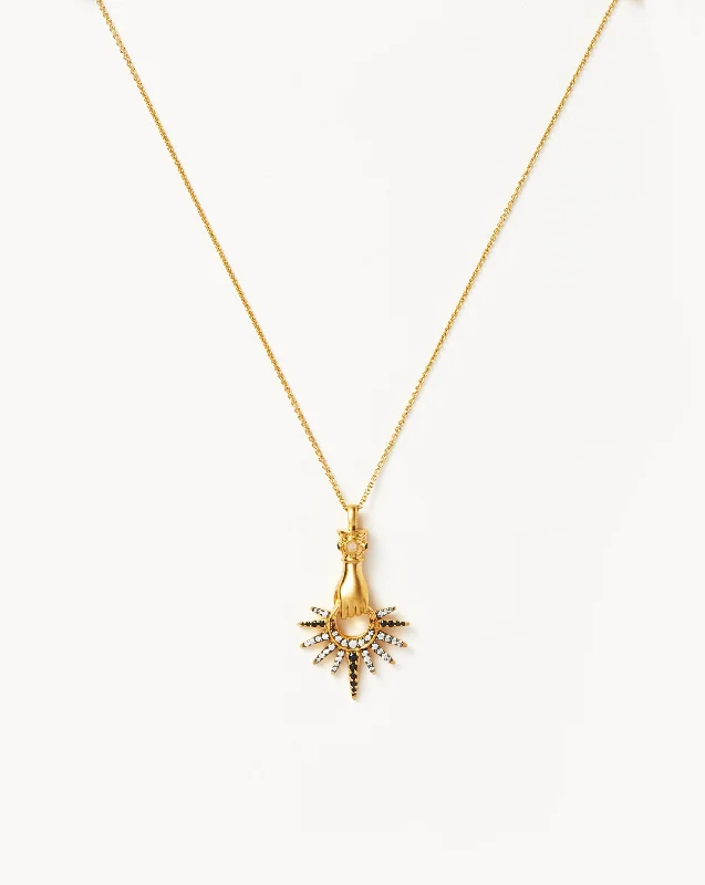 Harris Reed Star Catcher Pendant Necklace | 18k Gold Vermeil/Pearl