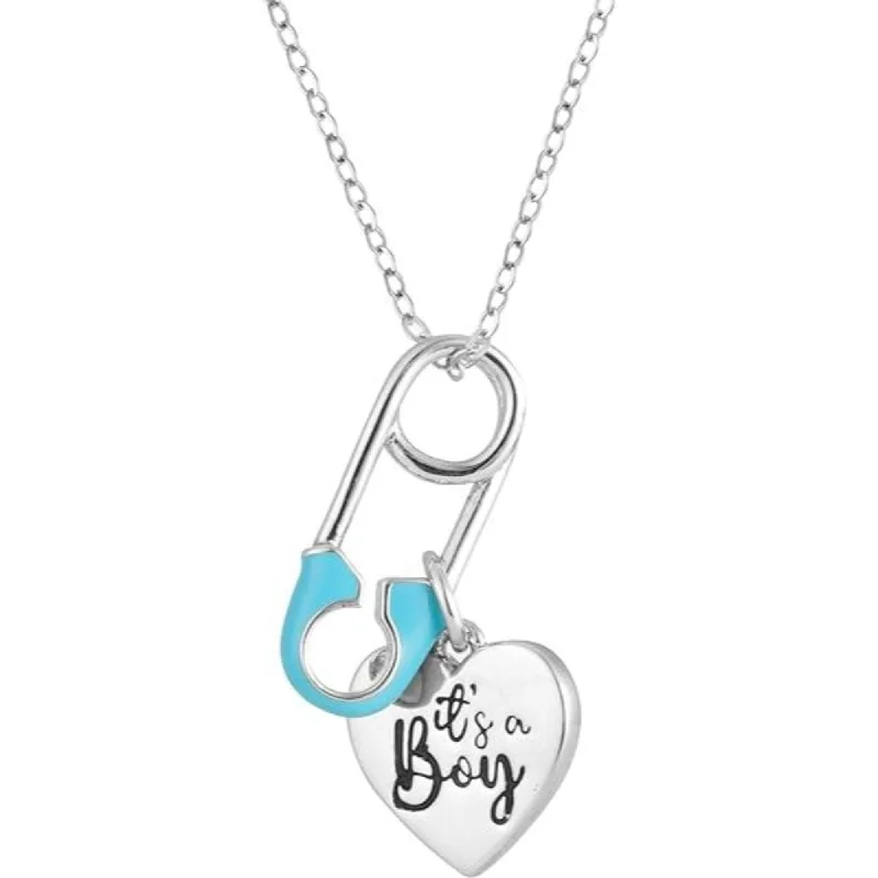 It's A Baby Boy Necklace