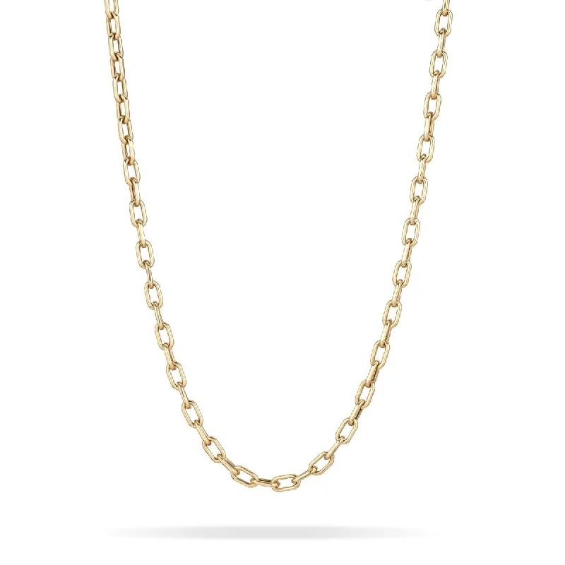 4mm Italian Chain Link Necklace