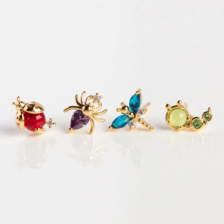 Bug Me Stud Earring Set