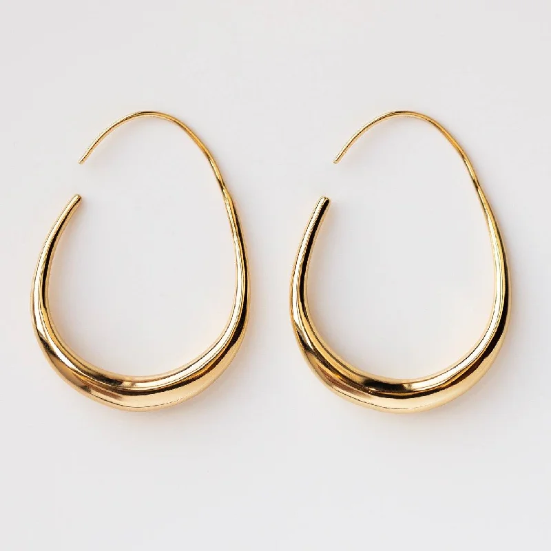 Fluid Hoop Earrings