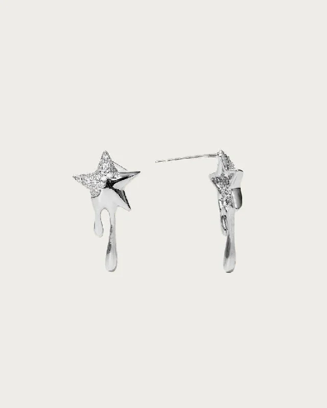 Lava Star Stud Earrings