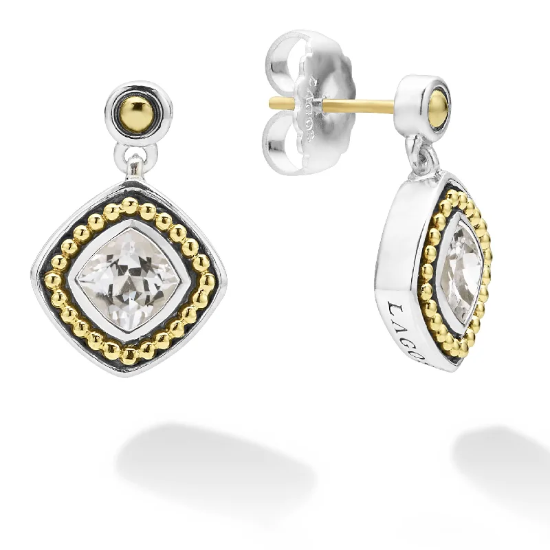 Rittenhouse White Topaz Drop Earrings