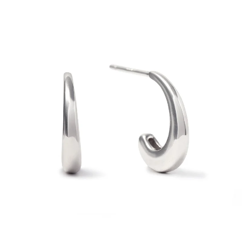 Small J Hoop Earrings