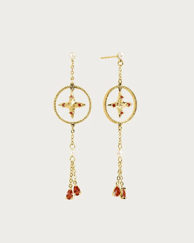 The Star Earrings in Gold