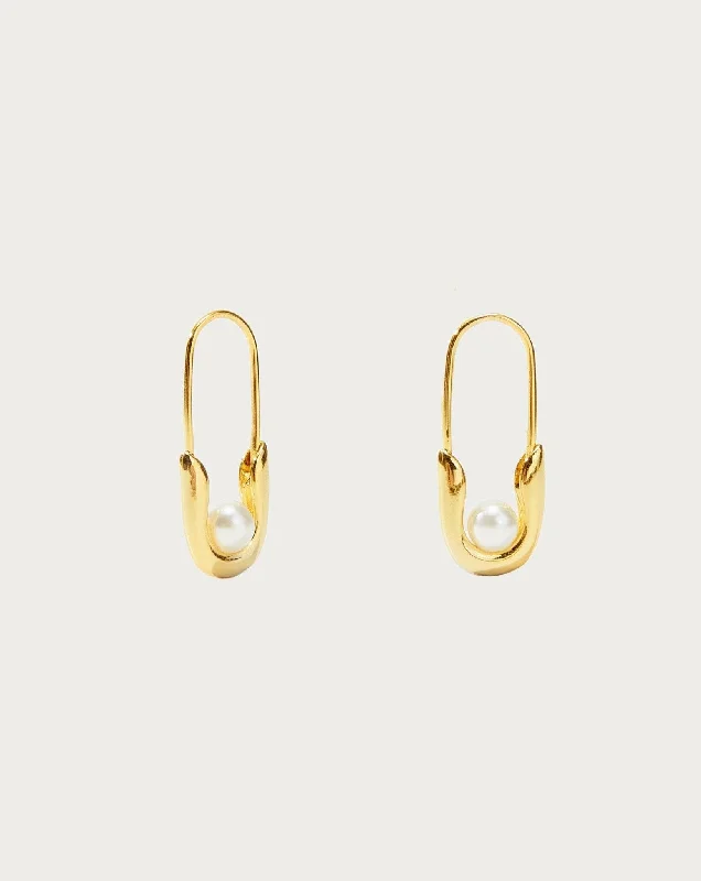 Petite Safety Pin Earrings