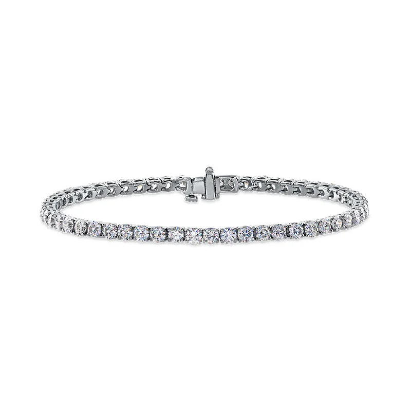 14KWG 3CTW FOF DIAMOND INLINE BRACELET