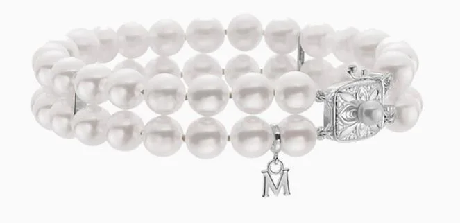 7" Pearl Double Row Bracelet