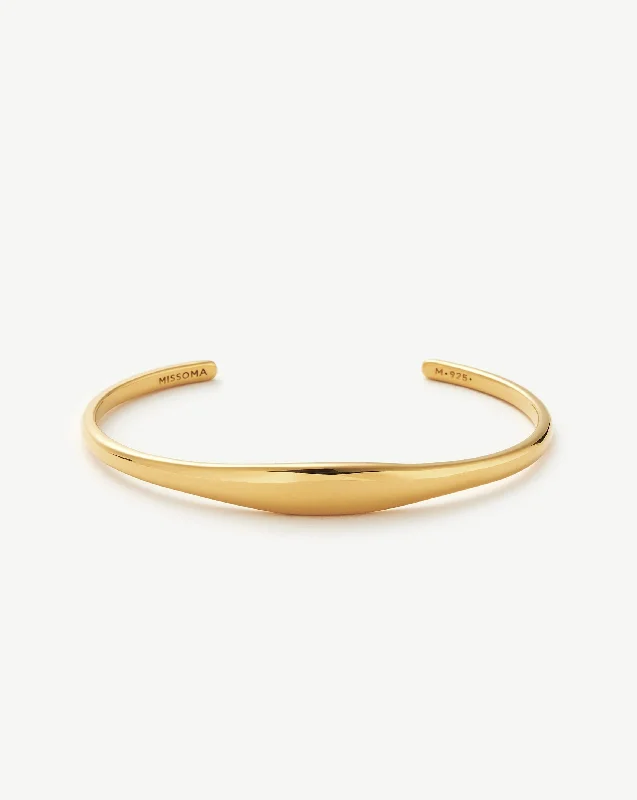 Classic Cuff Bracelet | 18ct Gold Vermeil