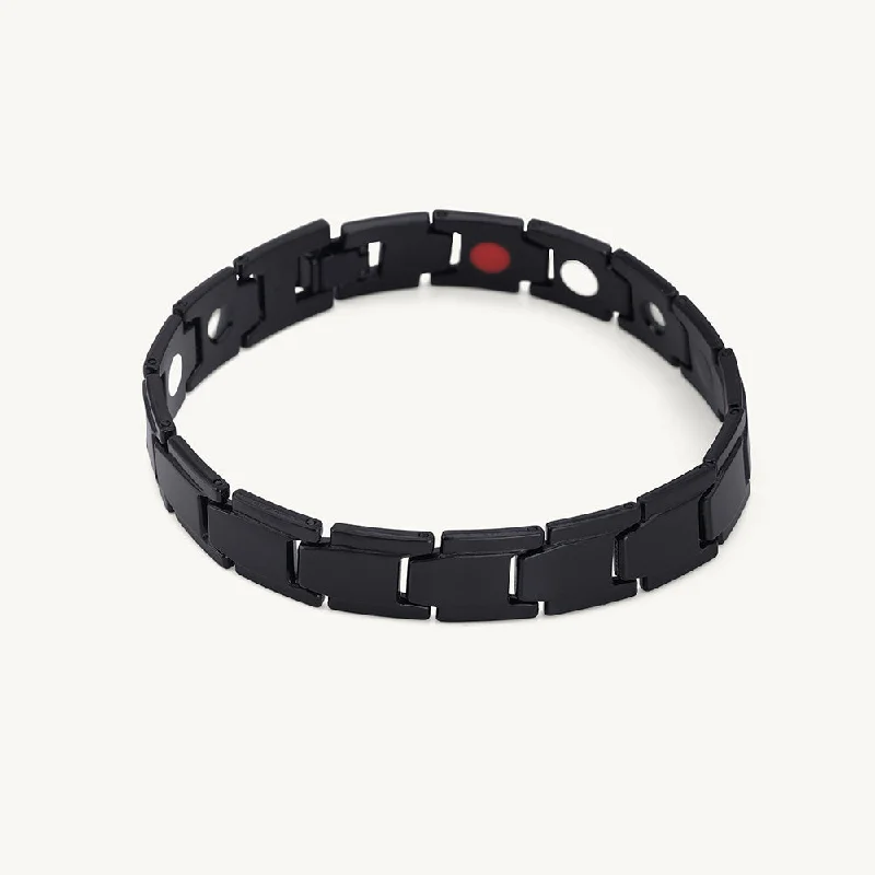 Forge Link Black Bracelet