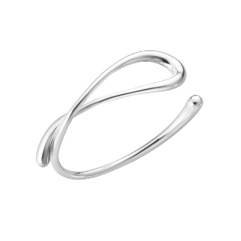 Mercy Twist Bangle in Silver