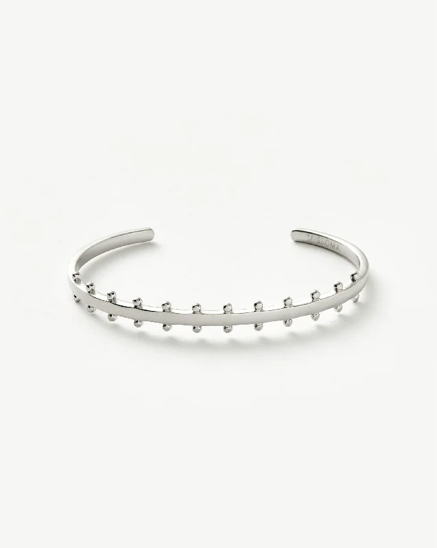 Lucy Williams Armour Cuff | Silver Plated