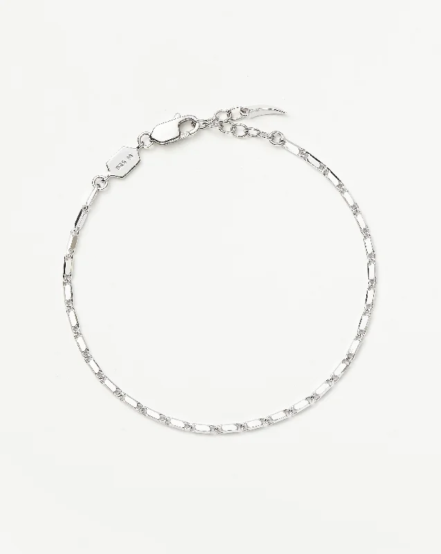 Lucy Williams Horizon Link Chain Bracelet  | Sterling Silver