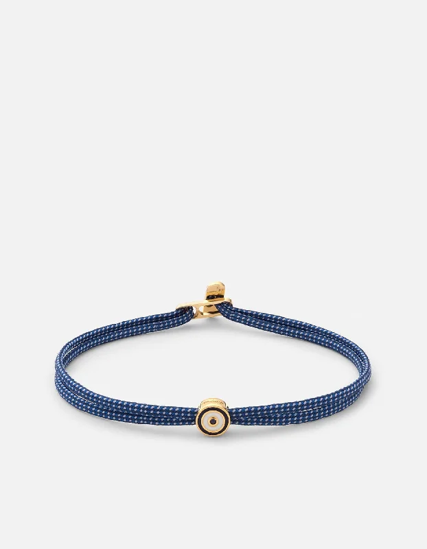 Opus Sapphire Metric 2.5mm Rope Bracelet, Gold Vermeil