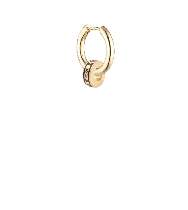 Dream : Heart Beat Small Chubby Hoop Earring