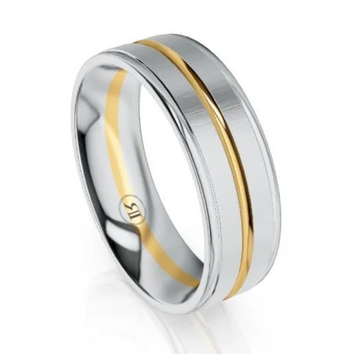 Designer Necklace The Orion Platinum & Gold Wedding Ring