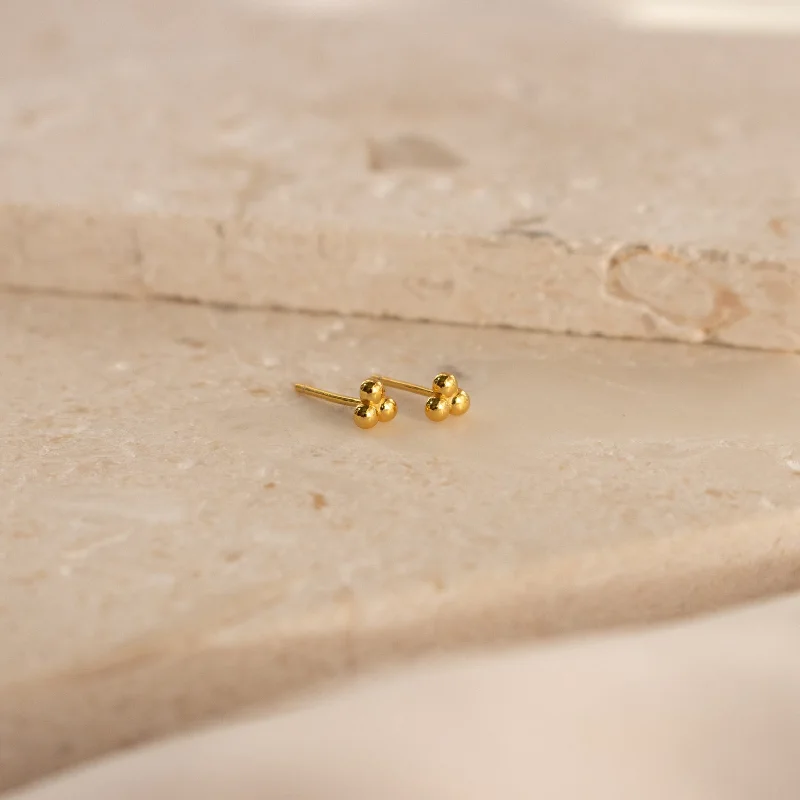 Trio Sphere Studs