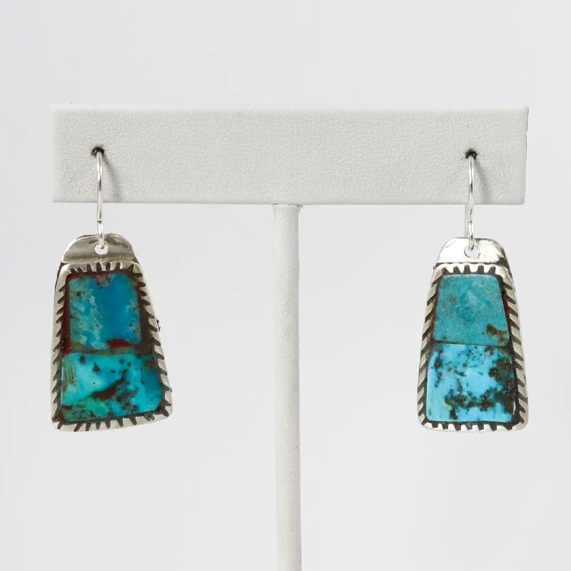 Turquoise Inlay Earrings