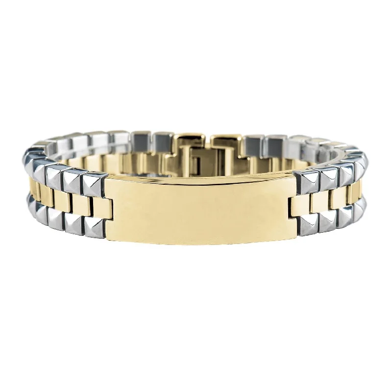 Winslow Two-Tone ID Bracelet